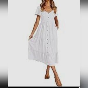 NWOT Tiered Cotton Dress